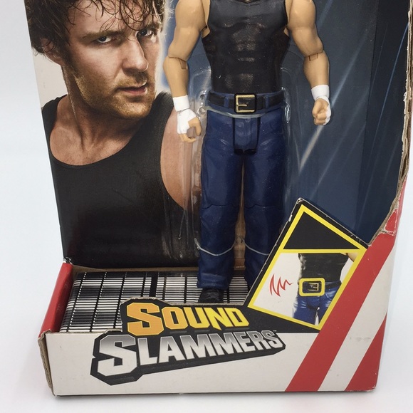 2018 WWE Sound Slammers Dean Ambrose Wrestler Action Figure Battle Sounds - Picture 3 of 13
